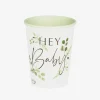 Shop Ginger Ray 8 Hey Baby Cups