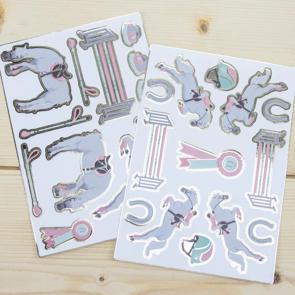 New Party Pro 25 Horse Riding Stickers