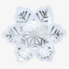 New Arty Fêtes Factory 8 Ice Blue Snowflake Plates