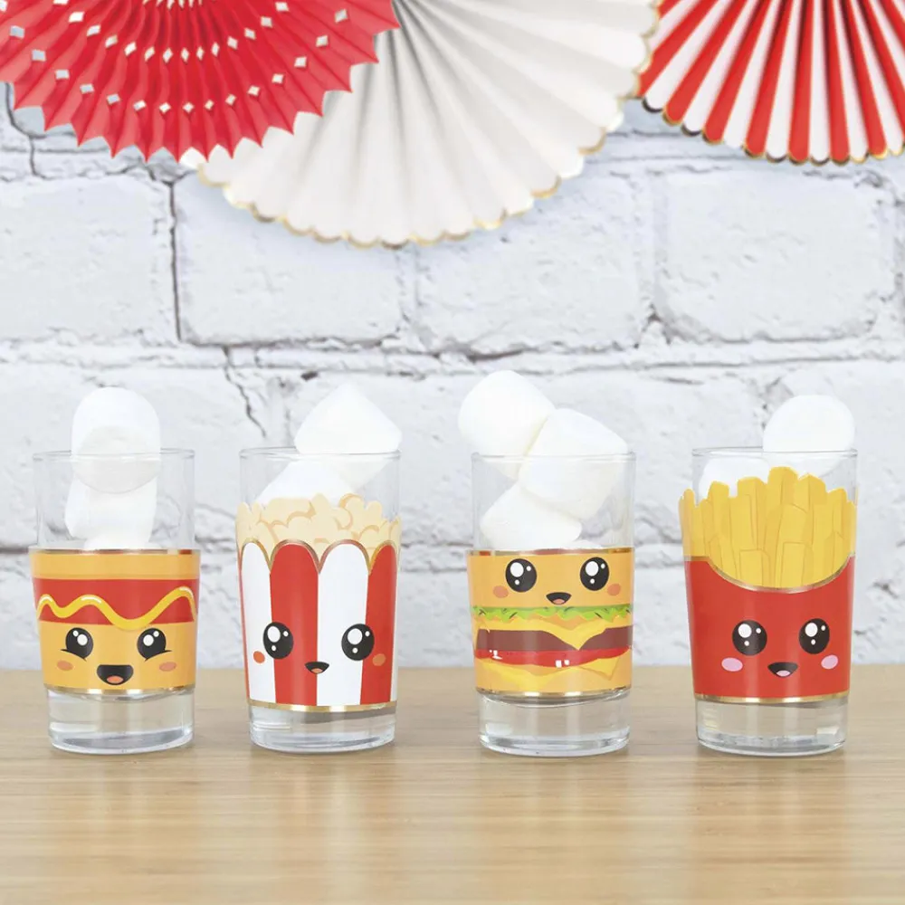 Flash Sale Party Pro 8 Junk Food Glass Decorations