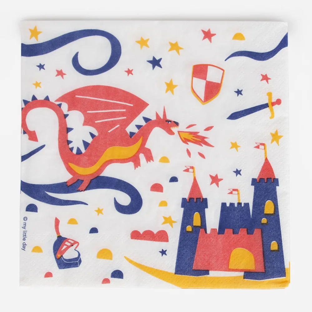 Best My Little Day 20 Knight Napkins