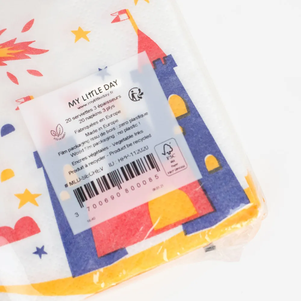 Best My Little Day 20 Knight Napkins