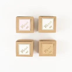 Fashion Arty Fêtes Factory 24 Kraft And Gold Thank You Stickers