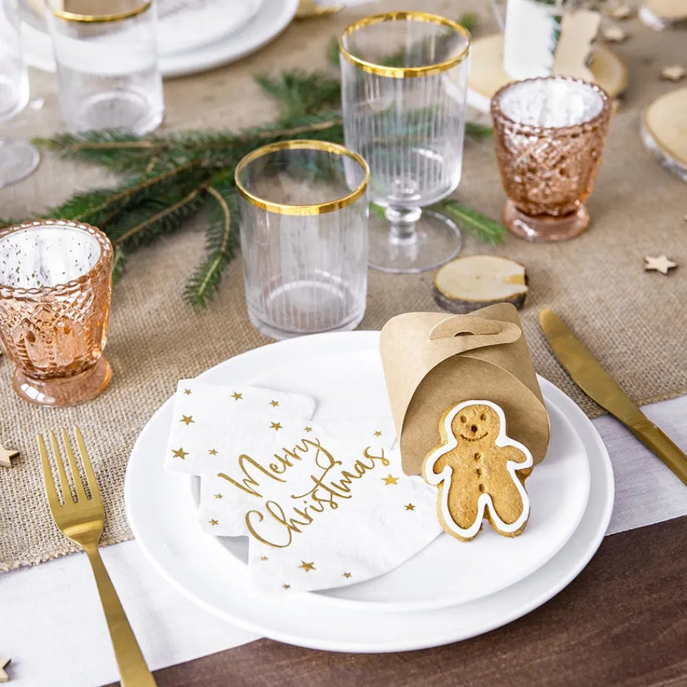 Cheap Party Deco 10 Kraft Gift Boxes