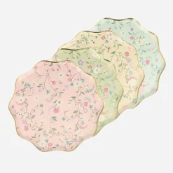 Flash Sale Meri Meri 8 Laduree Floral Plates