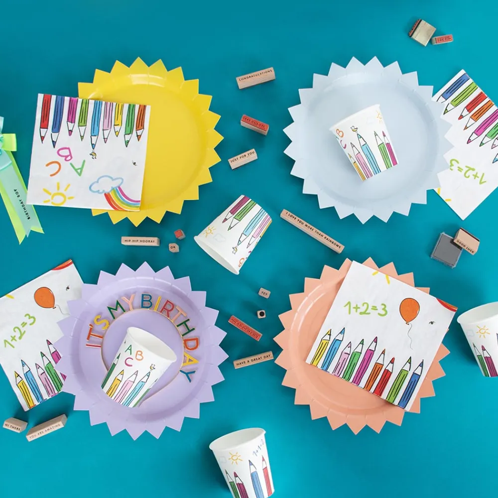 Hot Amscan 20 Large Back To School Paper Napkins