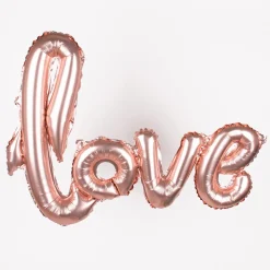 Clearance Arty Fêtes Factory 1 Large Letter Balloon - Love - Pink