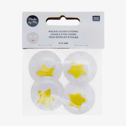 Fashion Rico Design 4 Large Wiggly Star Eyes