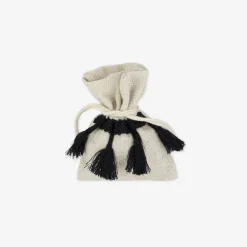 Fashion Arty Fêtes Factory 4 Linen Pouches - Black