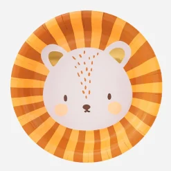 Online Party Deco 6 Lion Plates