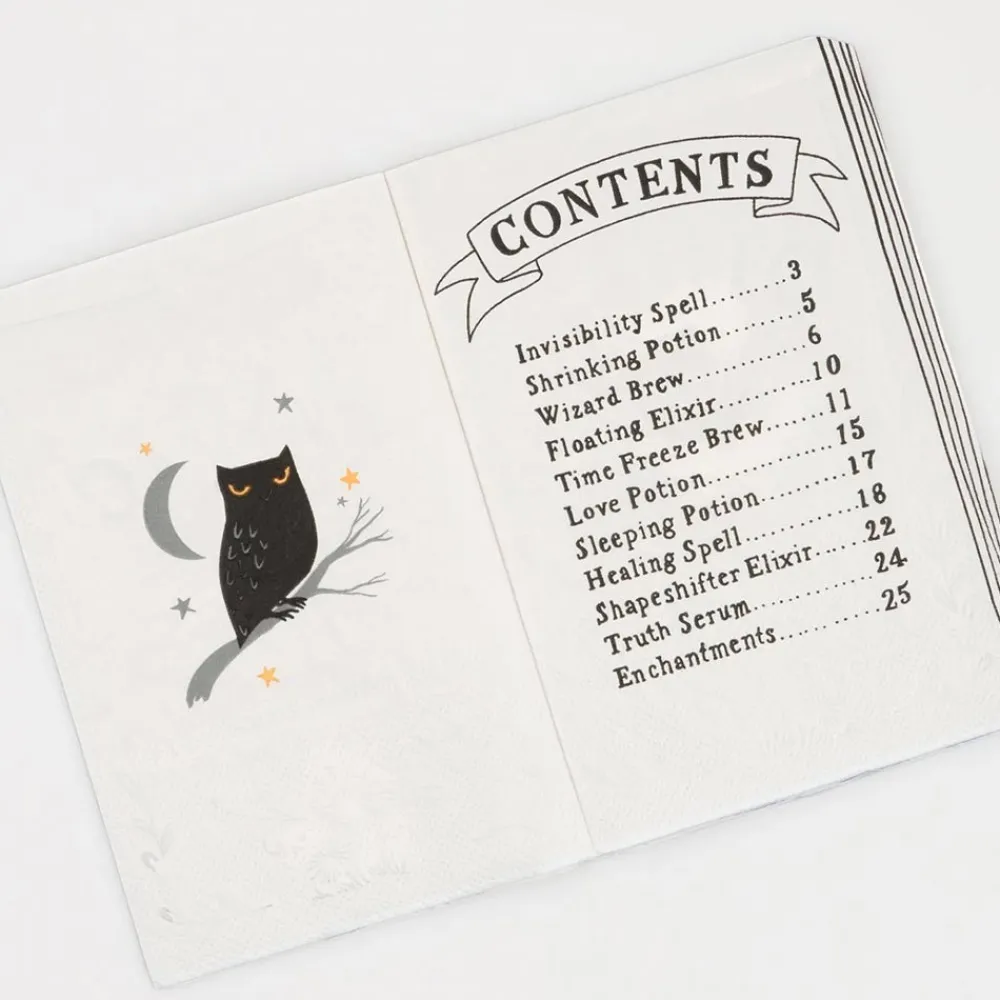 Discount Meri Meri 16 Magic Grimoire Napkins