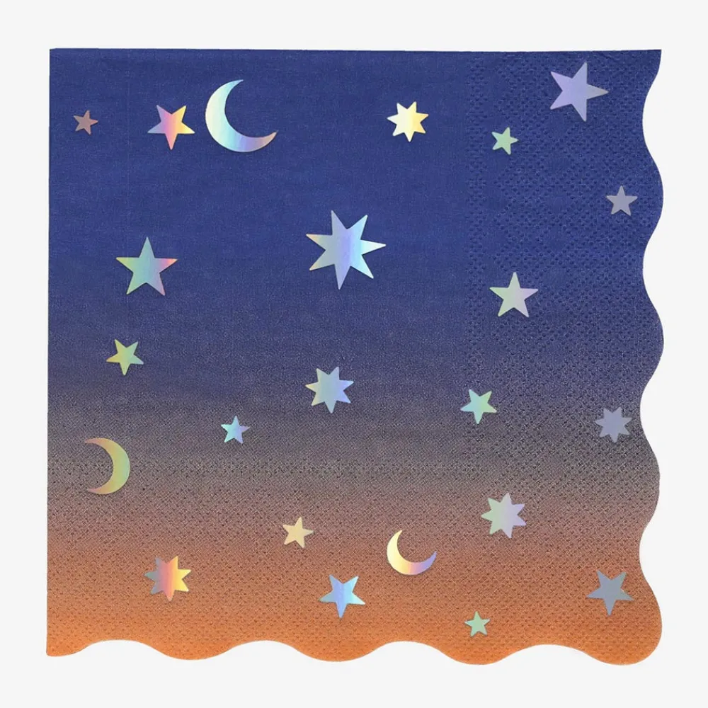 Store Meri Meri 16 Magic Napkins With Stars