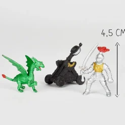 Clearance Safari Ltd 11 Mini Figures - Knights And Dragons