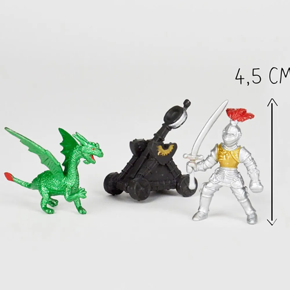 Clearance Safari Ltd 11 Mini Figures - Knights And Dragons