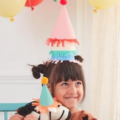 Hot Meri Meri 8 Mini Pointed Hats With Pompoms