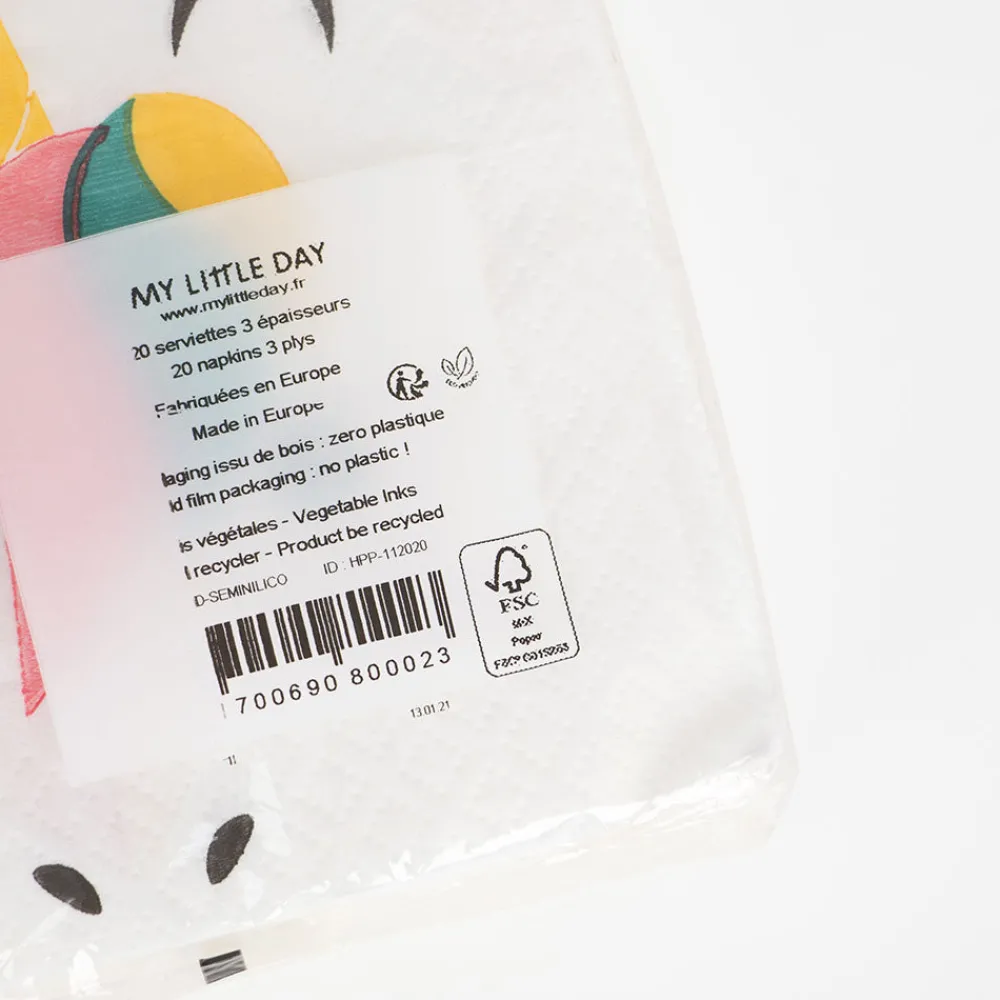 Online My Little Day 20 Mini Unicorn Napkins