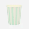 Cheap Meri Meri 8 Mint Striped Cups
