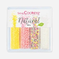 Online ScrapCooking 4 Mix Natural Pink Sweet Decorative Jars