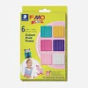 Best Graine Créative 6 Multicolored And Glittery Fimo Pastes