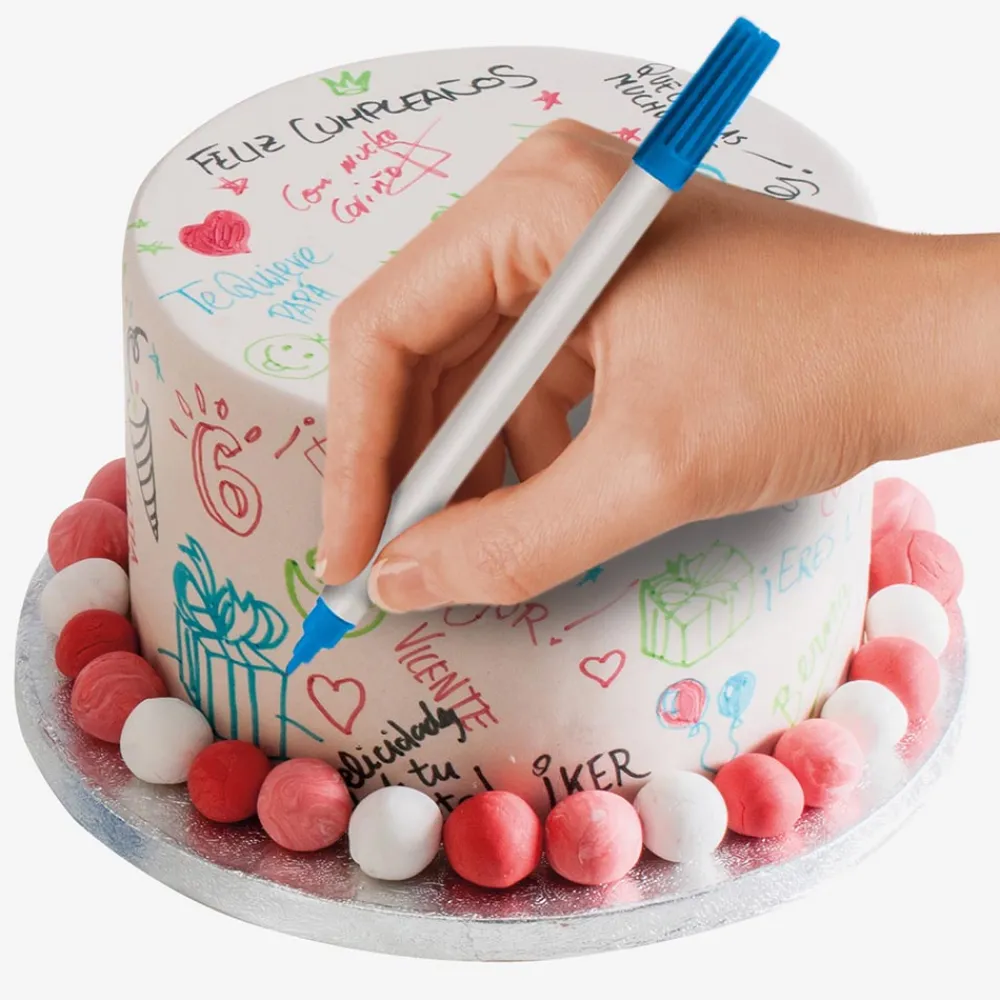 Cheap Dekora 4 Multicolored Edible Markers