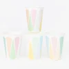 Best Sale My Little Day 8 Multicolored Pastel Cups