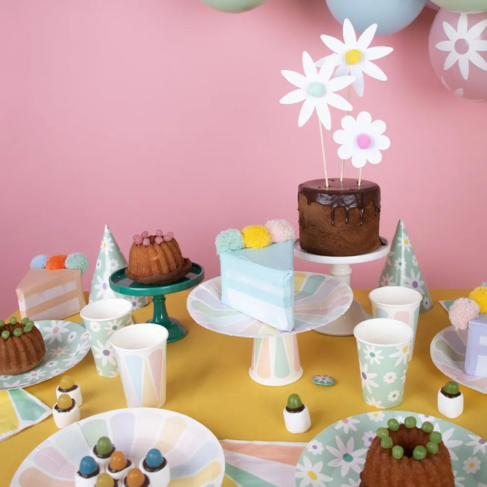 Sale My Little Day 8 Multicolored Pastel Plates