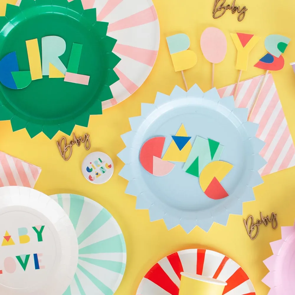 Best Sale Rico Design 8 Multicolored Plates