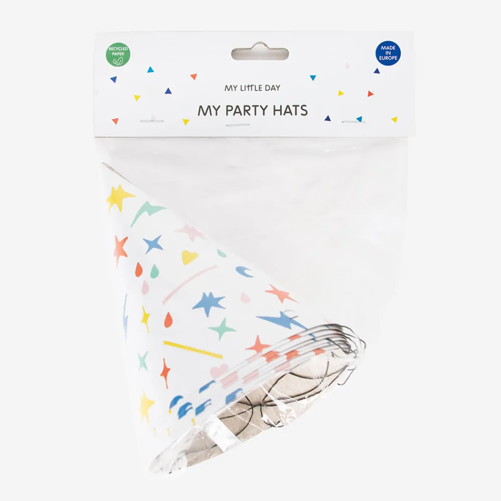 Hot My Little Day 8 Multicolored Pointed Hats