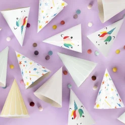 Hot My Little Day 8 Multicolored Pointed Hats