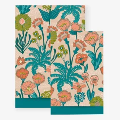 Hot House of Products 1 Multicolored Vintage Flower Paper Pouch