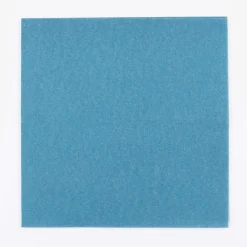Shop Françoise Paviot 20 Napkins - Duck Blue