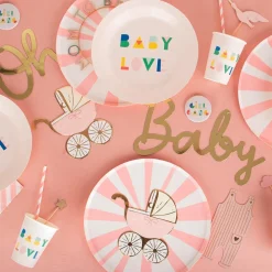 Flash Sale My Little Day 8 Nude Baby Shower Plates