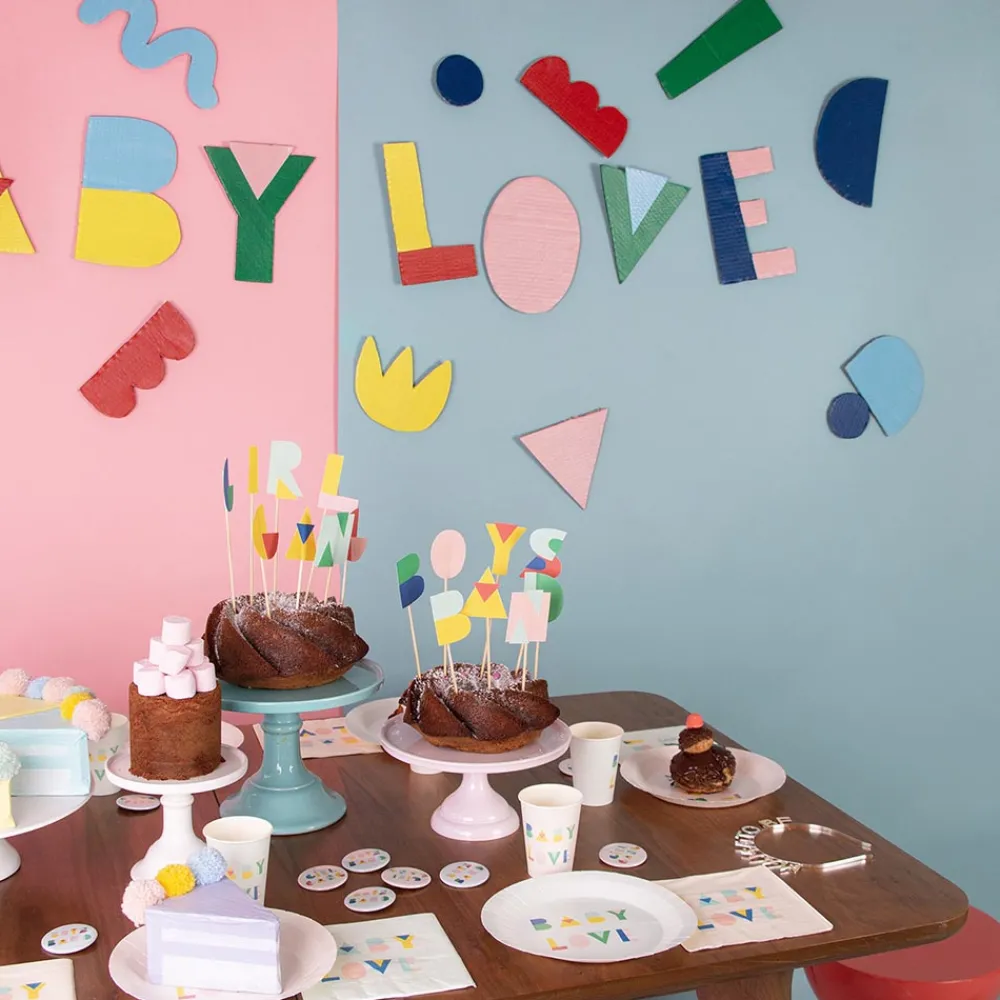 Flash Sale My Little Day 8 Nude Baby Shower Plates