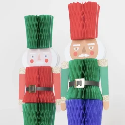 Cheap Meri Meri 3 Nutcracker Christmas Honeycomb Decorations