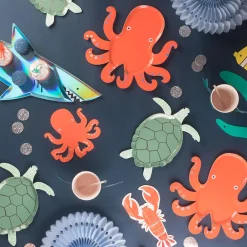 New Meri Meri 8 Octopus Plates