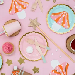 Store Party Deco 20 Orange Mushroom Napkins