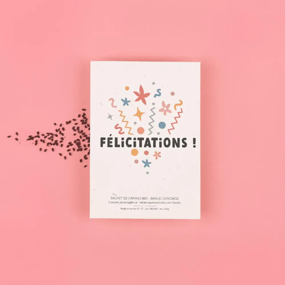 Hot La Fabrique à sachets 1 Packet Of Seeds - Congratulations Multico