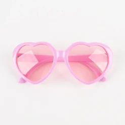 Online Party Deco 1 Pair Of Heart Glasses - Pink