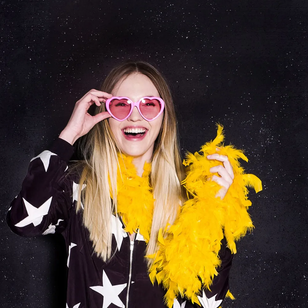 Online Party Deco 1 Pair Of Heart Glasses - Pink