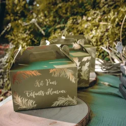 Fashion Arty Fêtes Factory 6 Pampas Khaki Gift Boxes