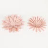 Fashion Party Deco 3 Paper Decorations - Pink Flowers