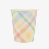 Clearance Meri Meri 8 Pastel Check Cups