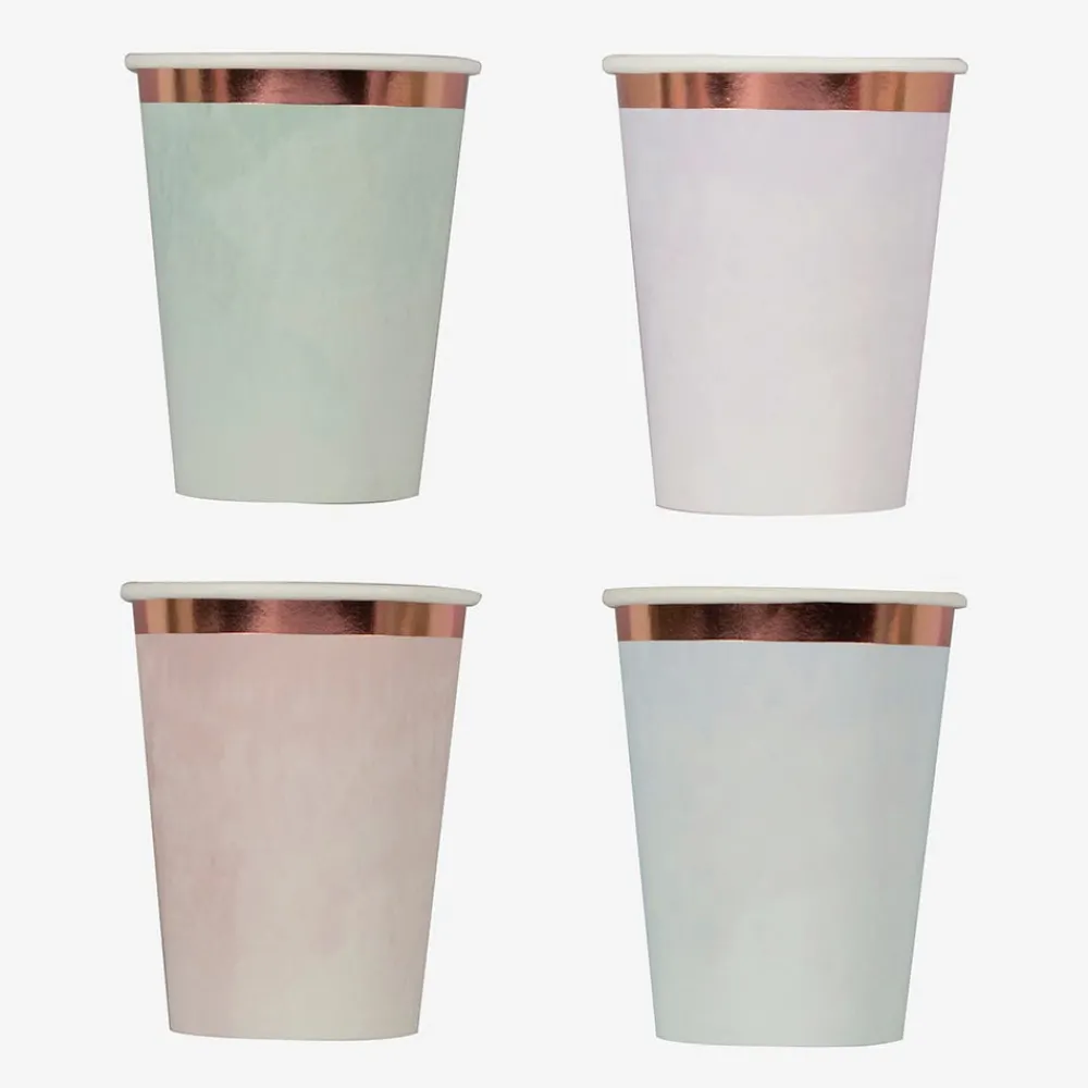 Clearance Ginger Ray 8 Pastel Cups