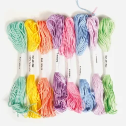 Hot Graine Créative 8 Pastel Embroidery Threads