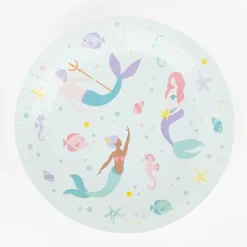 Sale My Little Day 8 Pastel Mermaid Plates