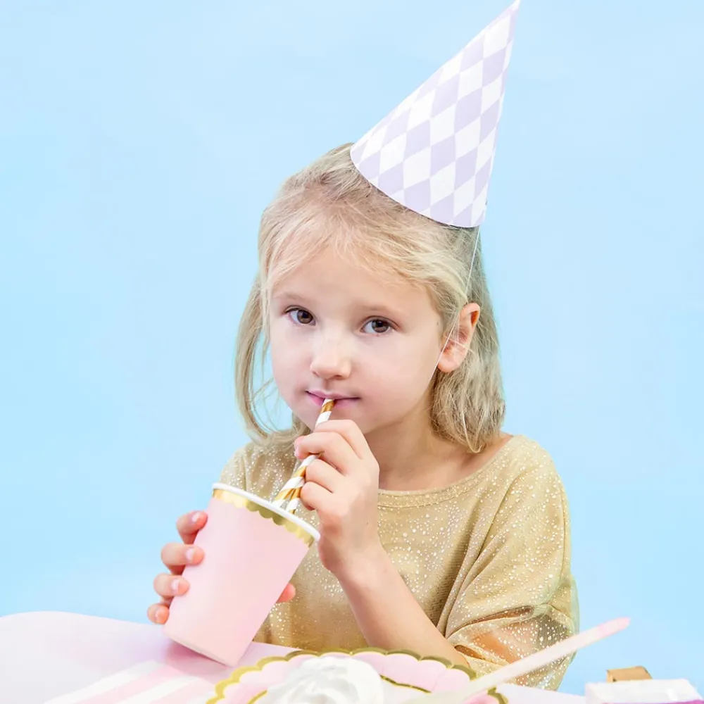 Cheap Party Deco 6 Pastel Mix Pointed Hats