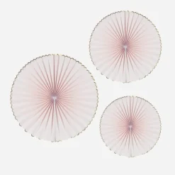 Best Sale Party Pro 3 Pastel Pink Paper Rosettes