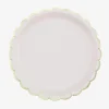 Discount Party Pro 8 Pastel Pink Scalloped Plates