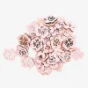 Online Rico Design 48 Pastel Pink Wooden Flower Confetti