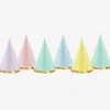 Sale Party Deco 6 Pastel Pointy Hats